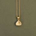 Memory Triangle Pendant, 14k