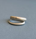 Dome Ring Set, Sterling Silver