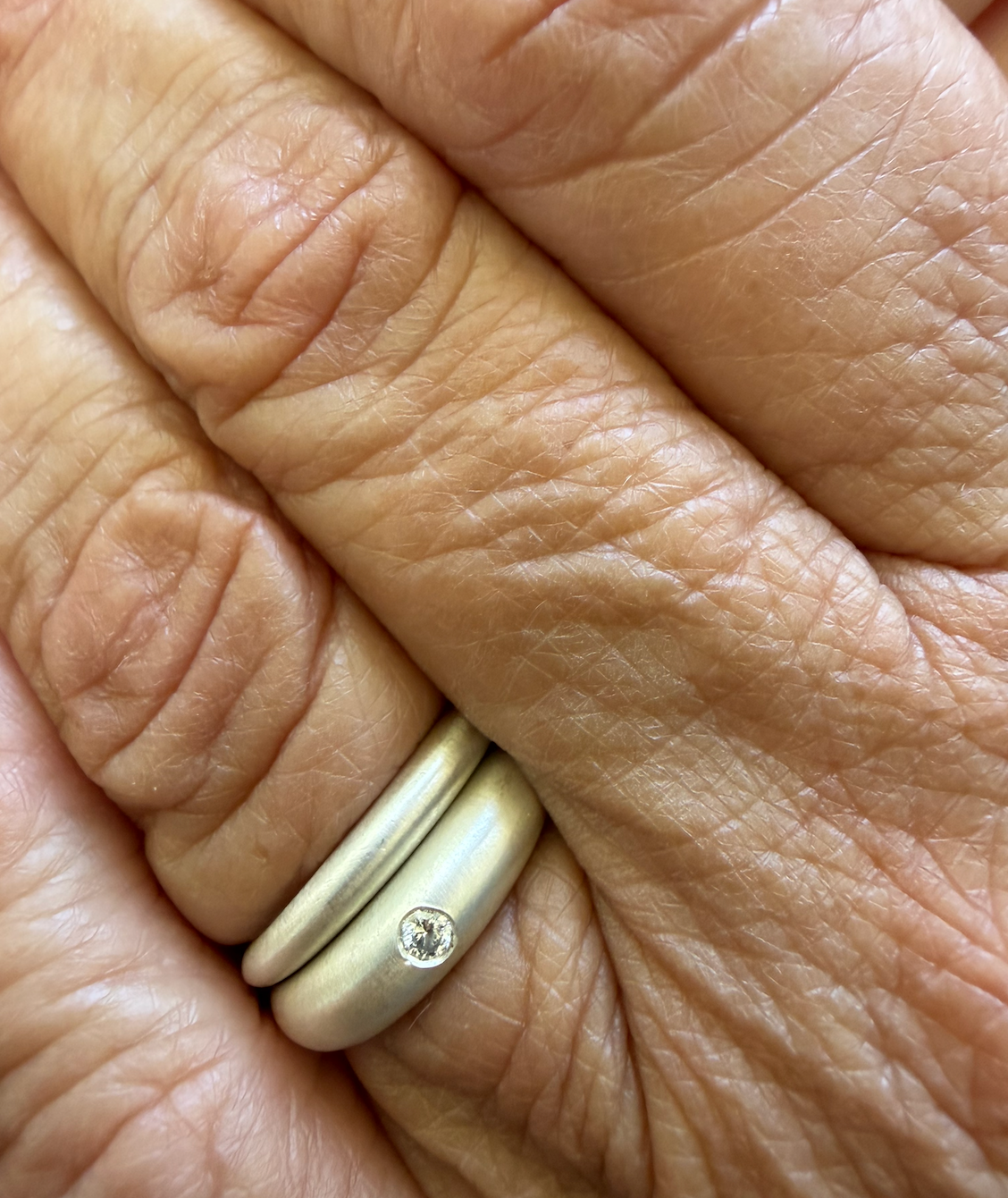 Dome Ring Set, Sterling Silver