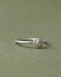 Riverstone Stacking Ring, Sterling Silver